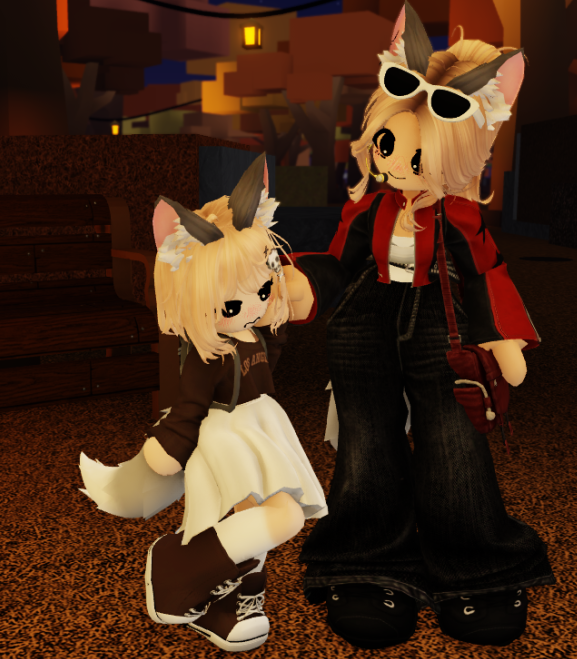 Cat and her daughter, Allium